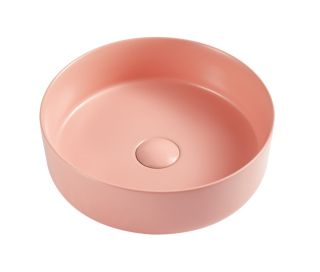 Раковина накладная DQ Matrix DT1391504 35см розовый матовый